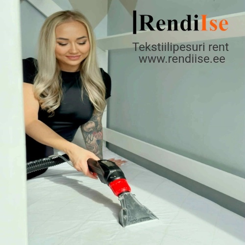 Tekstiilipesuri rent - Rendiise.ee Rendi tekstiilipesur, aurupesur, aknapesurobot ja tolmuimeja nutikappidest üle Eesti. Kiire, mugav ja kontaktivaba broneerimine Tallinnas, Tartus, Pärnus ja Rakveres.